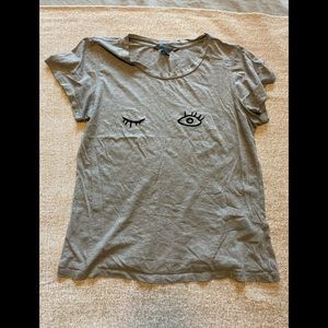 French connection graphic tee wink t shirt